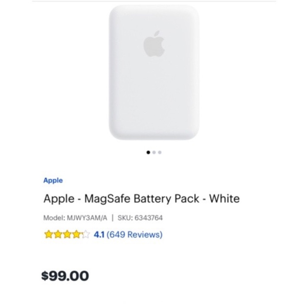 Apple iPhone MagSafe Battery Pack - Never Used
